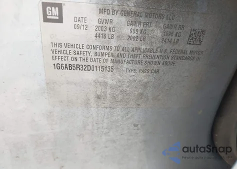 2013 Cadillac Ats Luxury from USA, damaged, VIN 1G6AB5R32D0115135